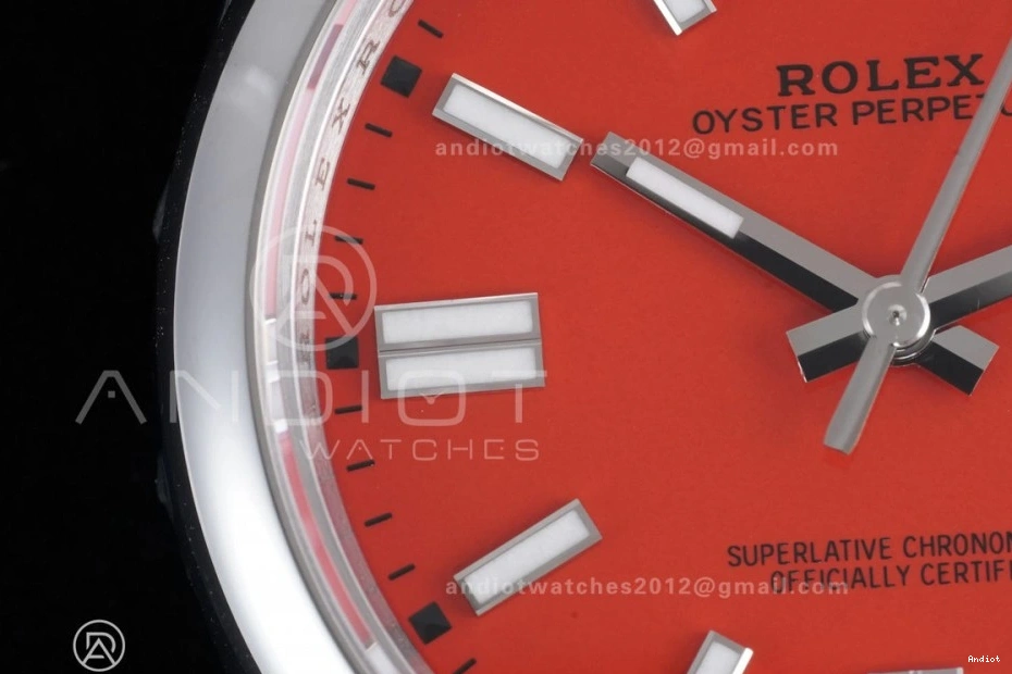 1:1 Best 904L Dial Steel Perpetual DD3230 Red Oyster V2 Edition 124300 41mm VSF 0412